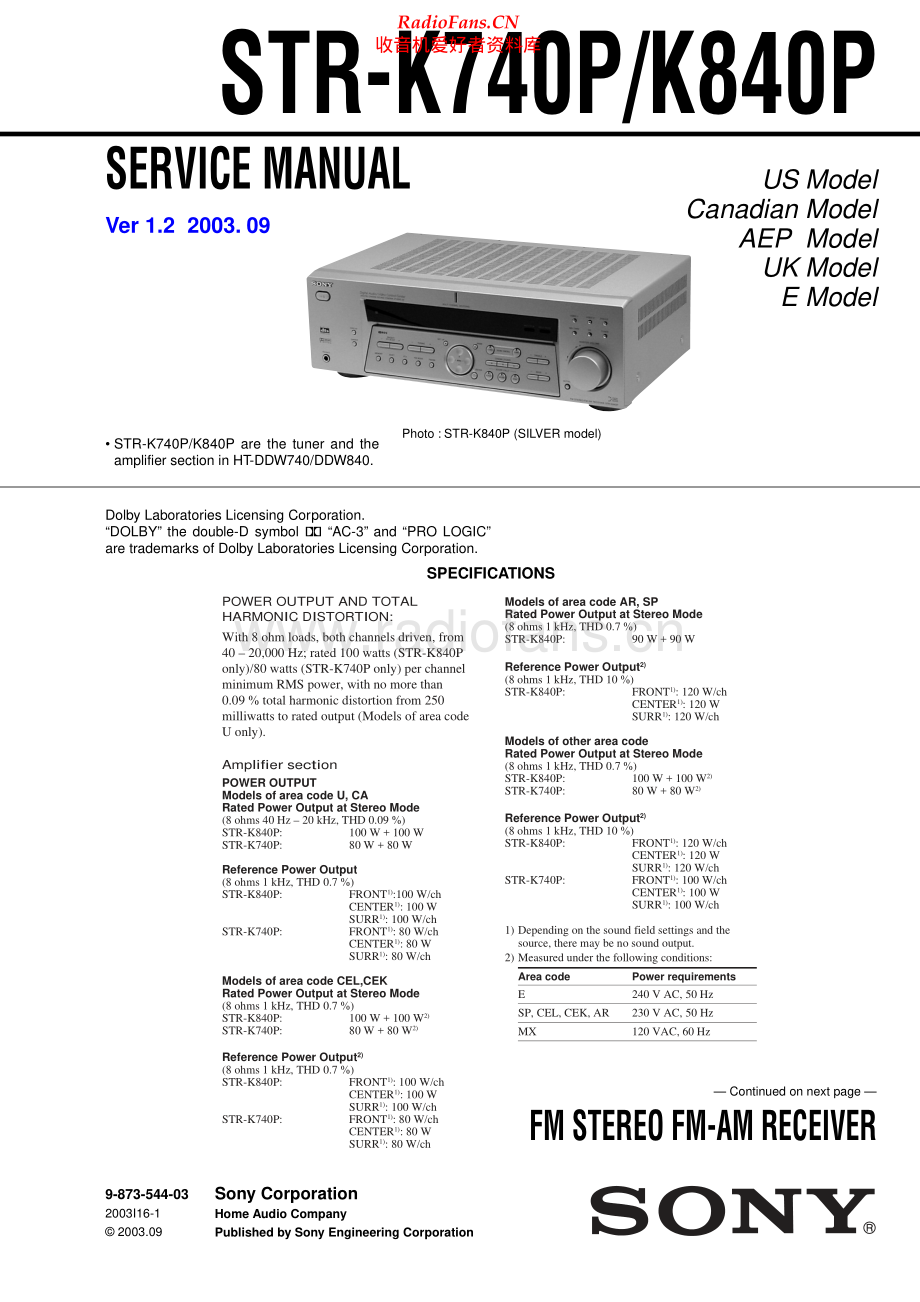 Sony-STRK740P-rec-sm 维修电路原理图.pdf_第1页