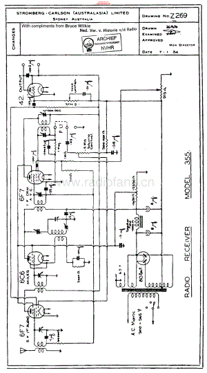 StrombergCarlson-355-rec-sch 维修电路原理图.pdf