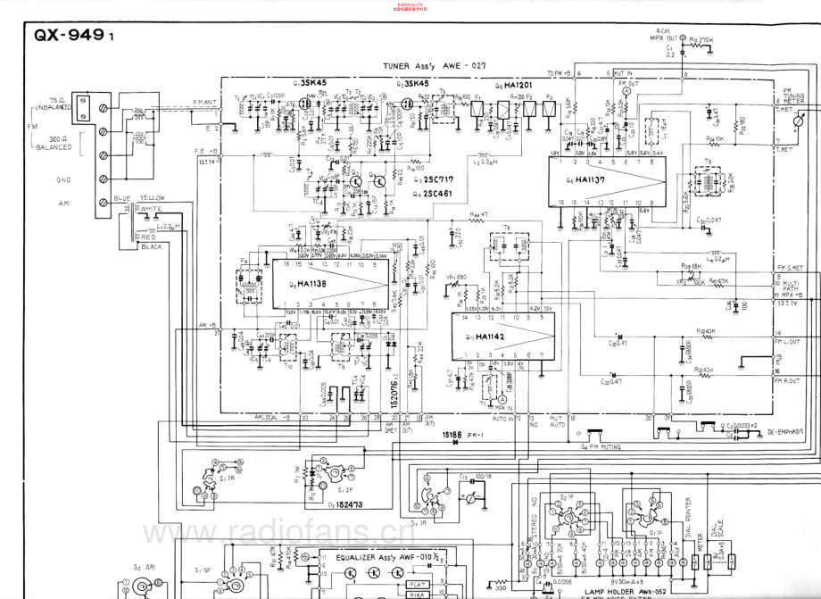 Pioneer-QX949-rec-sch 维修电路原理图.pdf_第2页