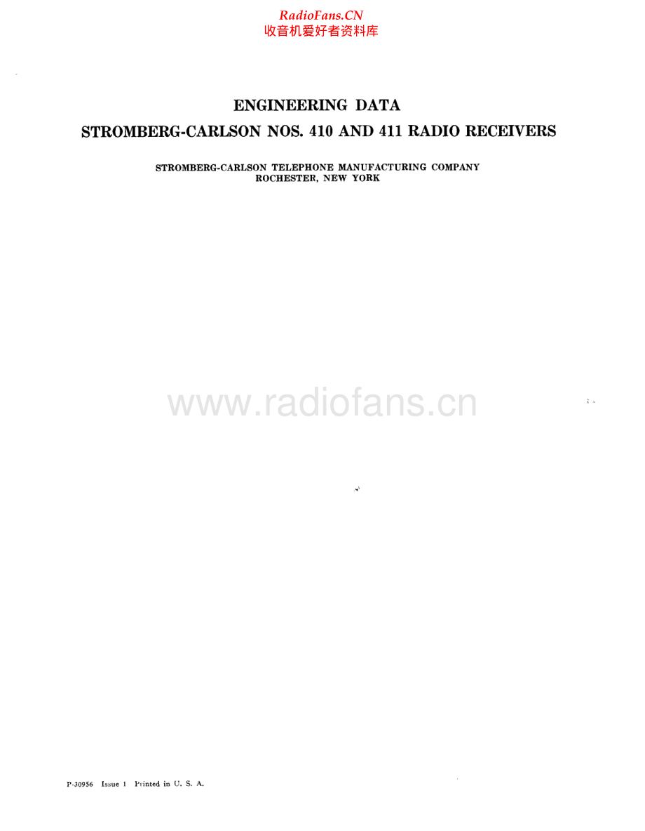 StrombergCarlson-411-rec-sm 维修电路原理图.pdf_第1页