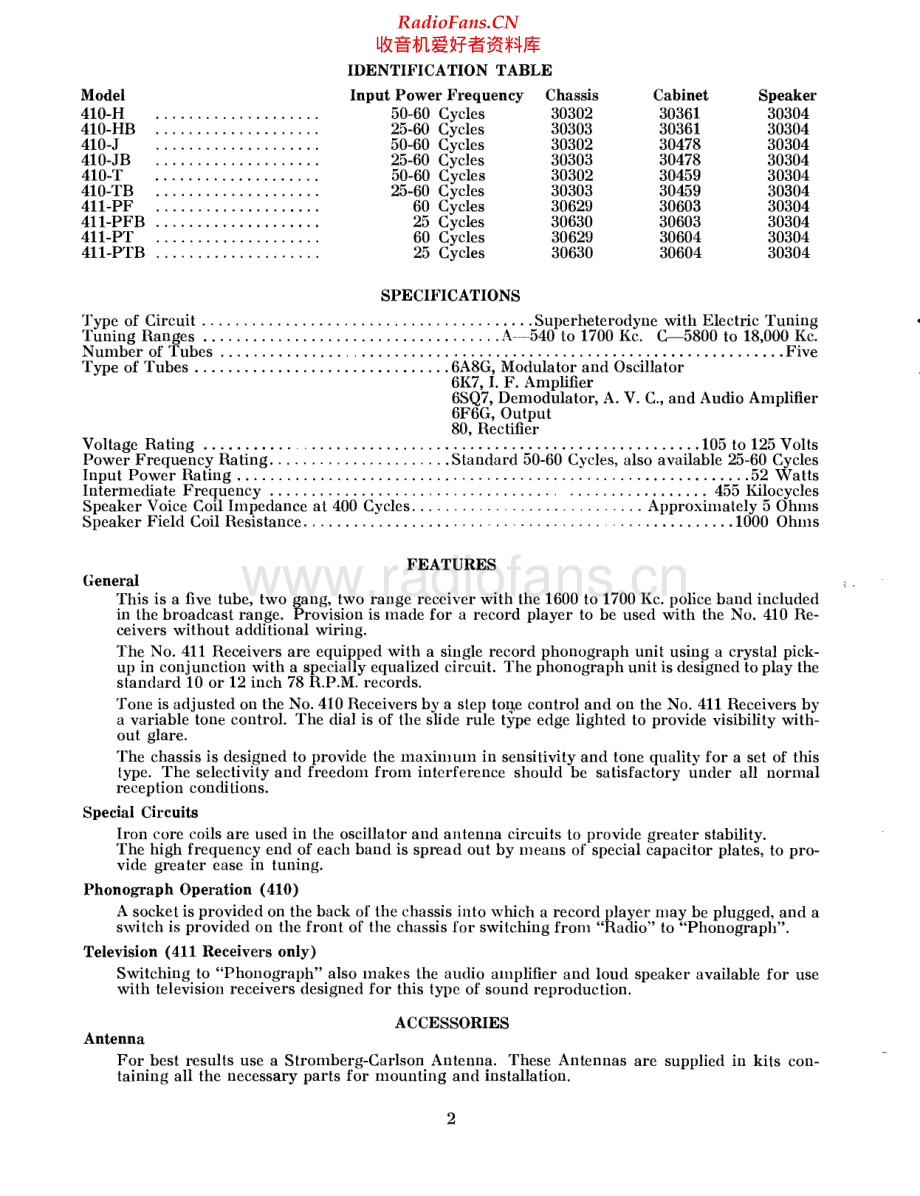 StrombergCarlson-411-rec-sm 维修电路原理图.pdf_第2页