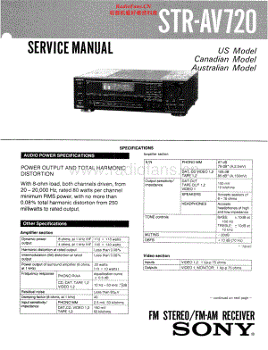 Sony-STRAV720-rec-sm 维修电路原理图.pdf