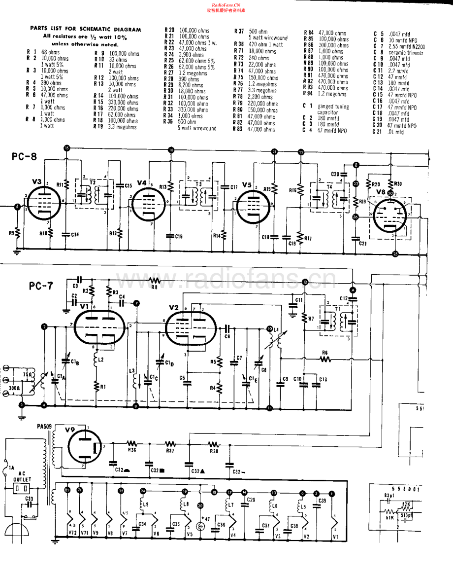Dynaco-FM3-rec-sch维修电路原理图.pdf_第1页
