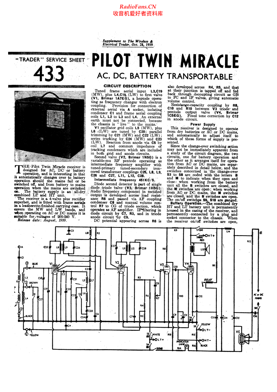 Pilot-TwinMiracle-rec-sm2 维修电路原理图.pdf_第1页