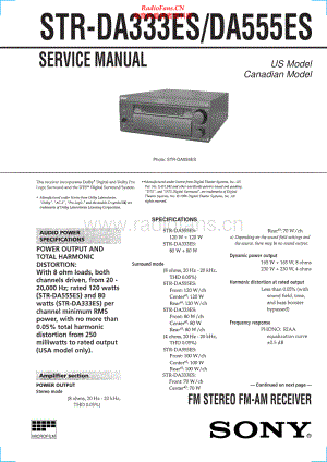 Sony-STRDA555ES-rec-sm 维修电路原理图.pdf