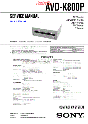 Sony-AVDK800P-rec-sm 维修电路原理图.pdf