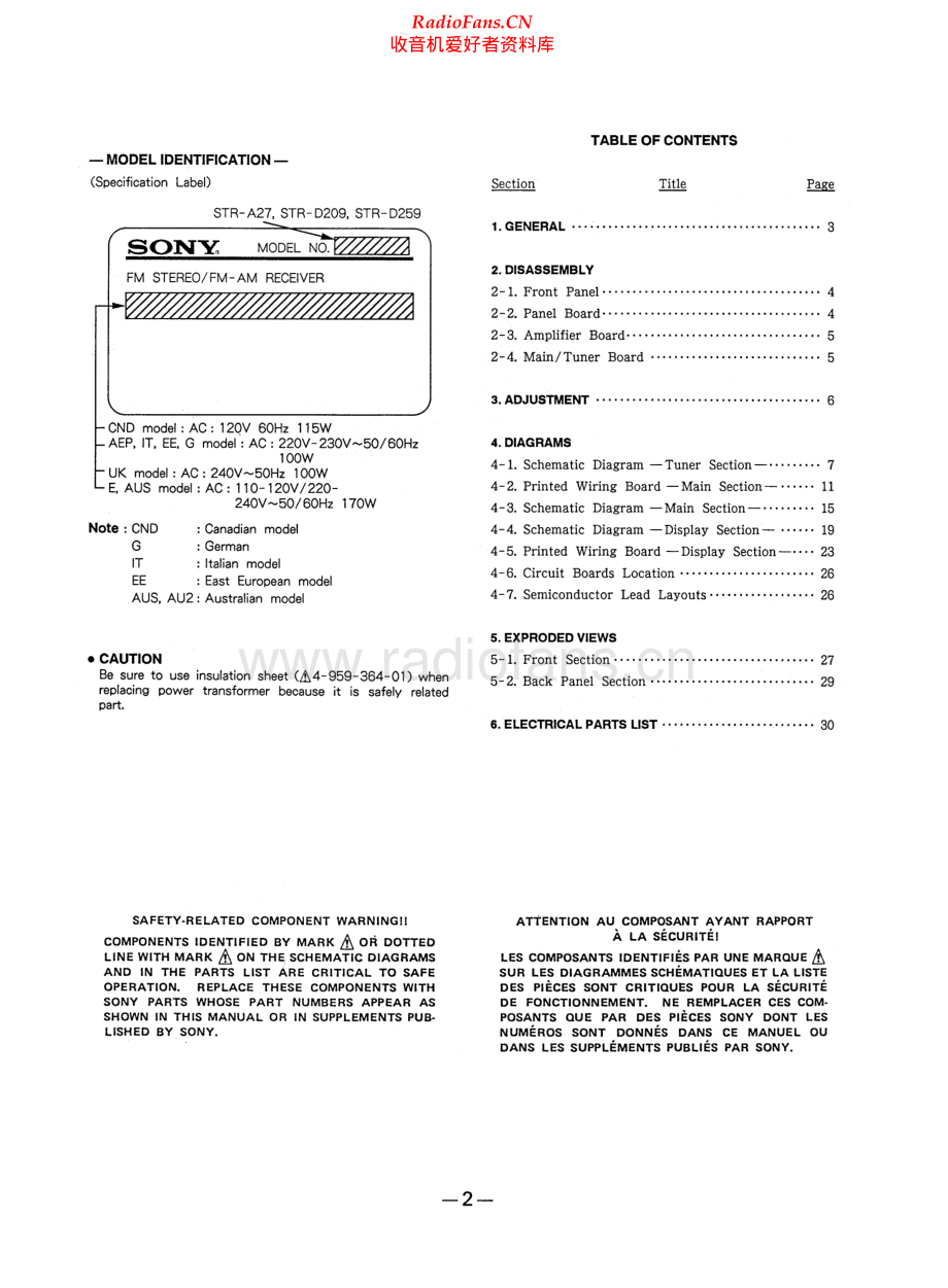 Sony-STRD259-rec-sm 维修电路原理图.pdf_第2页