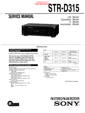 Sony-STRD315-rec-sm 维修电路原理图.pdf