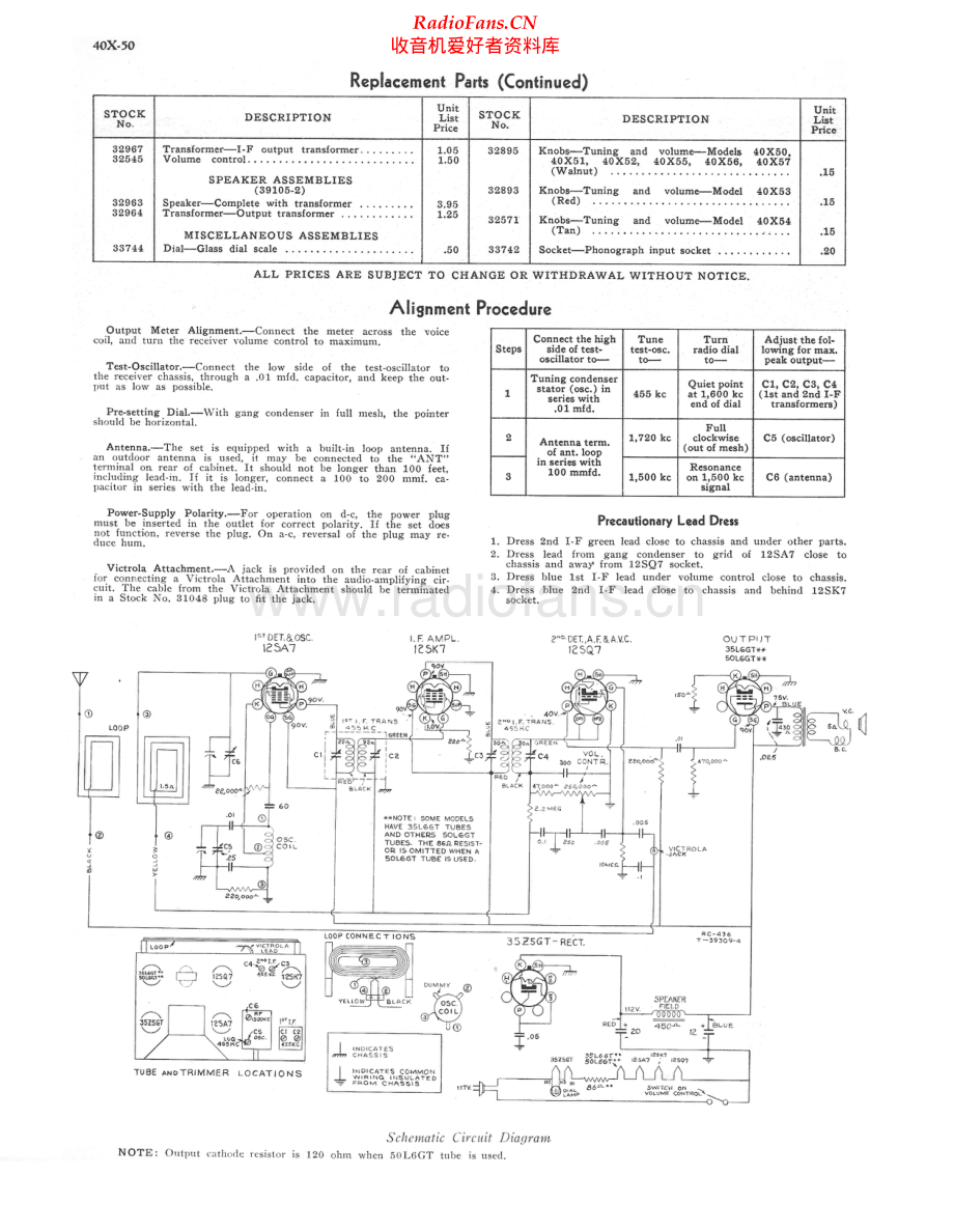 RCA-40X_50-rec-sm 维修电路原理图.pdf_第2页