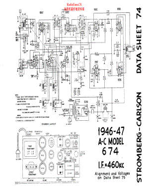 StrombergCarlson-674-rec-sch 维修电路原理图.pdf