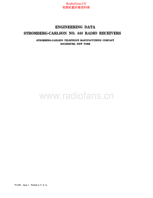 StrombergCarlson-440-rec-sm 维修电路原理图.pdf