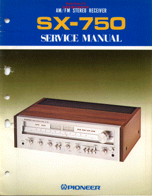 Pioneer-SX750-rec-sm 维修电路原理图.pdf
