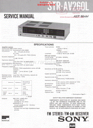 Sony-STRAV260L-rec-sm 维修电路原理图.pdf