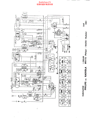 Philips-BF311U-rec-sch 维修电路原理图.pdf