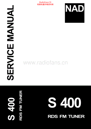 NAD-S400-tun-sm 维修电路原理图.pdf