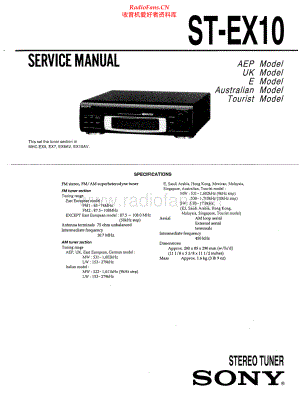 Sony-STEX10-tun-sm 维修电路原理图.pdf