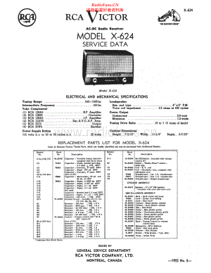RCA-X624-rec-sm 维修电路原理图.pdf