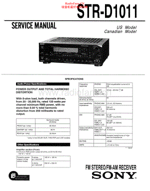 Sony-STRD1011-rec-sm 维修电路原理图.pdf