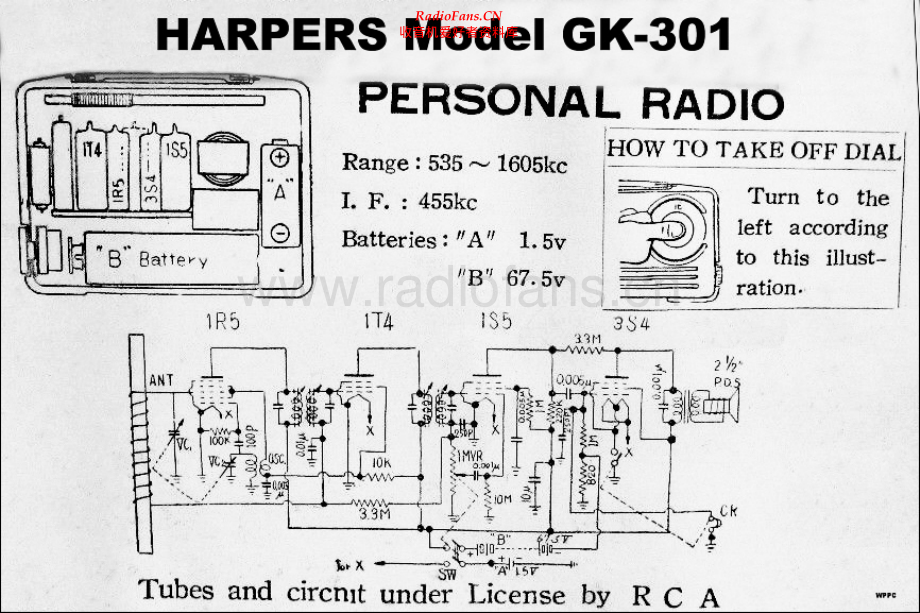 RCA-HarpersGK301-rec-sch 维修电路原理图.pdf_第1页