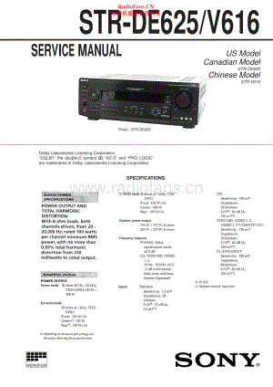 Sony-STRDE625-rec-sm 维修电路原理图.pdf