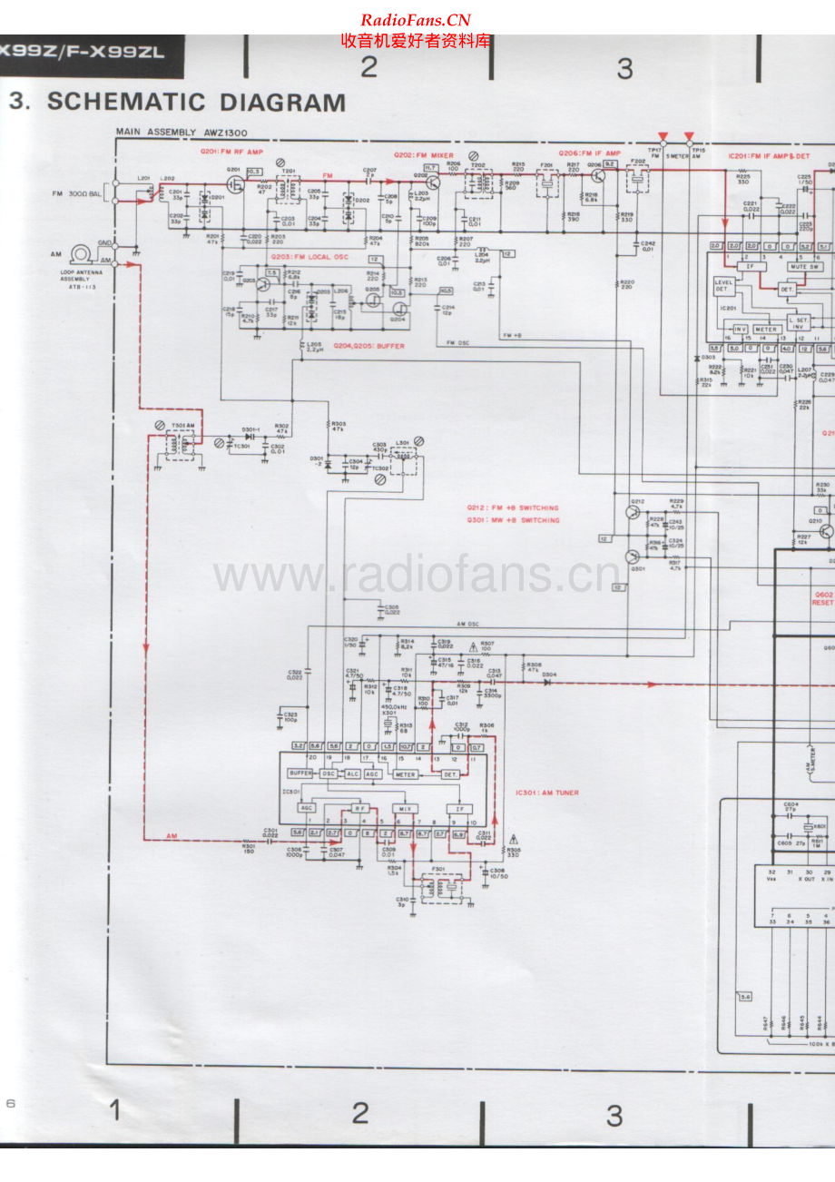 Pioneer-FX99Z-tun-sch 维修电路原理图.pdf_第1页