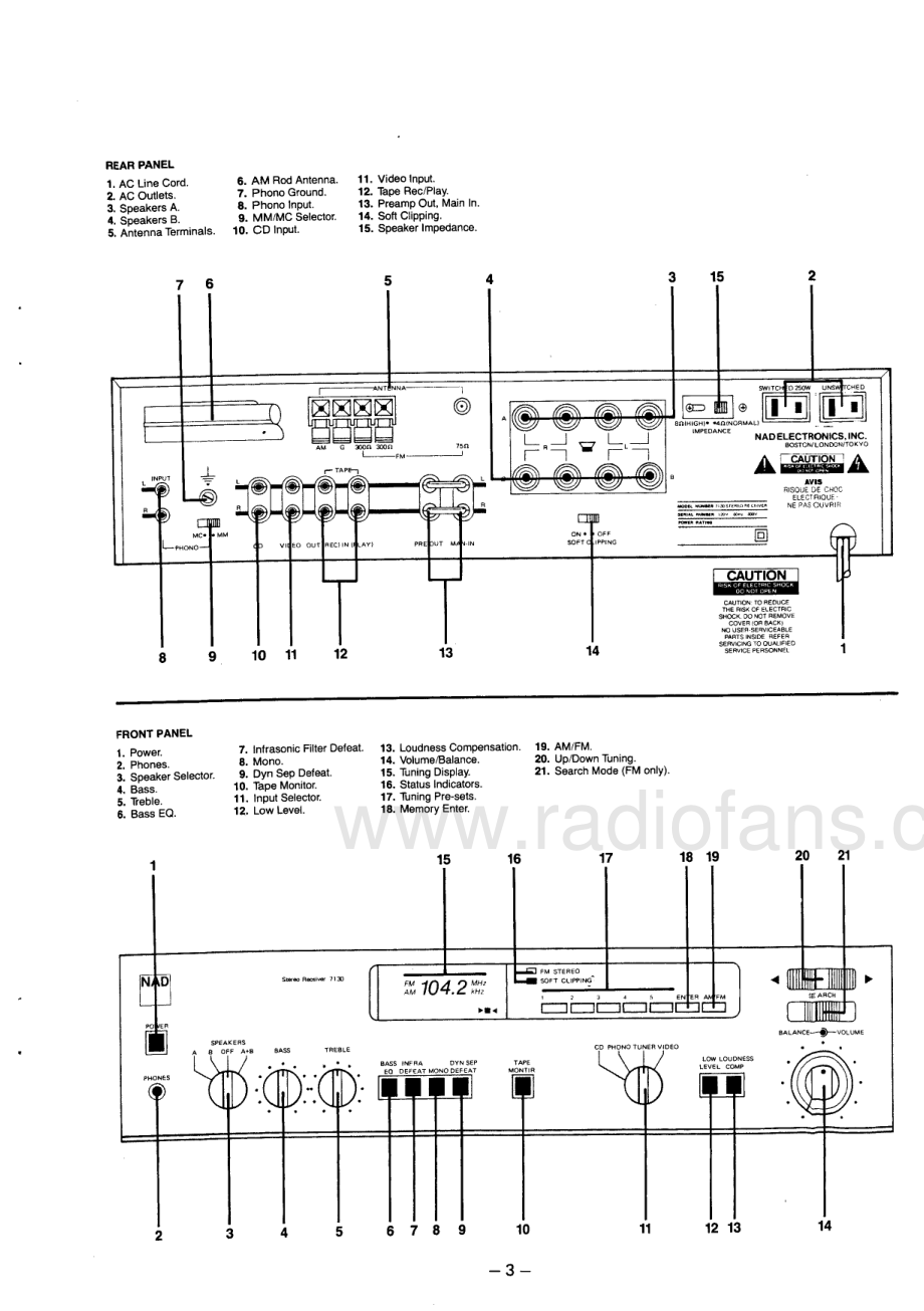 NAD-7130-rec-sm 维修电路原理图.pdf_第3页