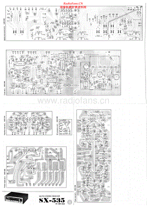 Pioneer-SX535-rec-sch 维修电路原理图.pdf