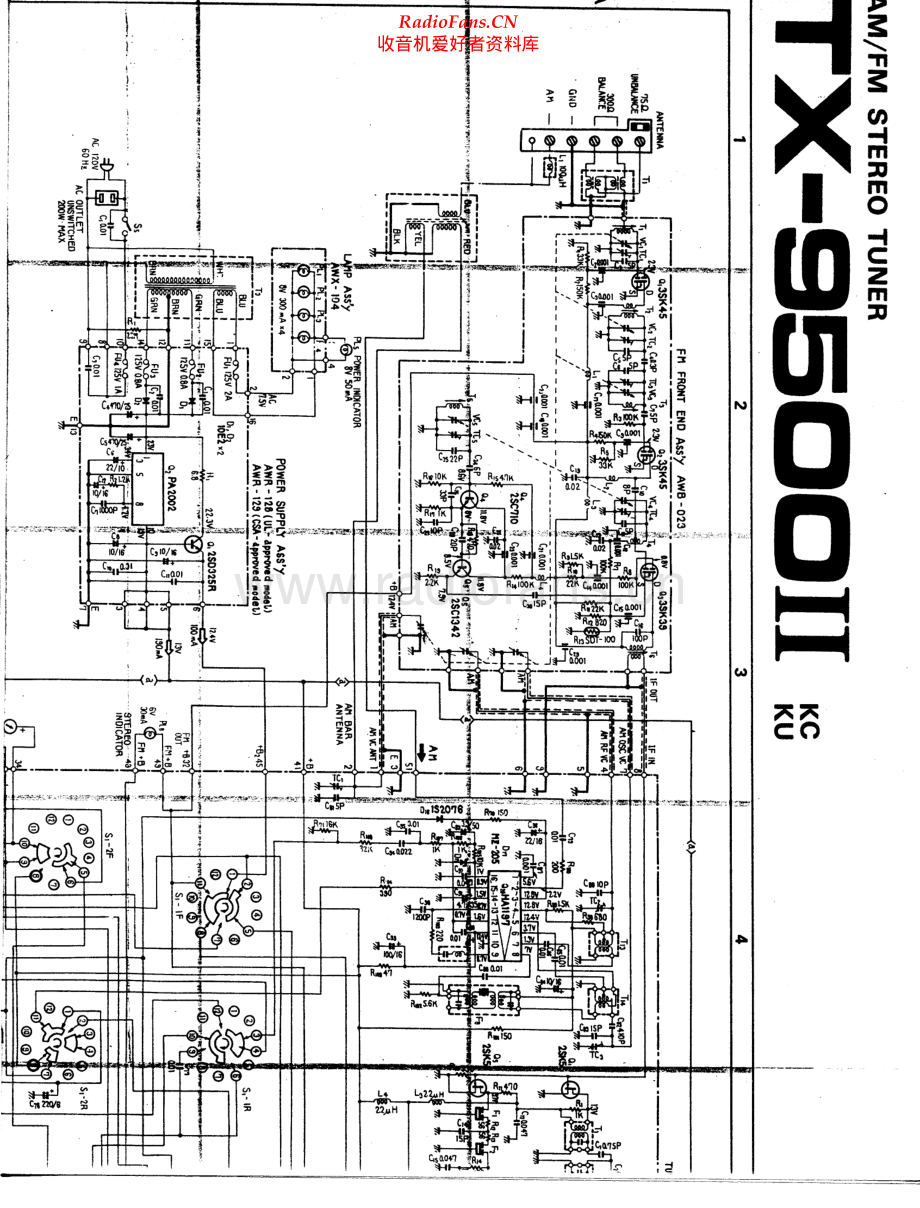 Pioneer-TX9500_MKII-tun-sch 维修电路原理图.pdf_第1页