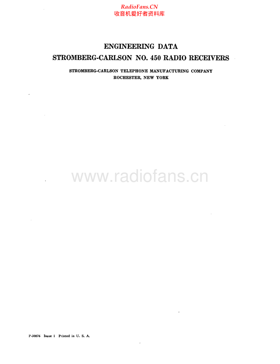 StrombergCarlson-450-rec-sm 维修电路原理图.pdf_第1页