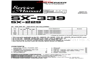 Pioneer-SX339-rec-sm 维修电路原理图.pdf