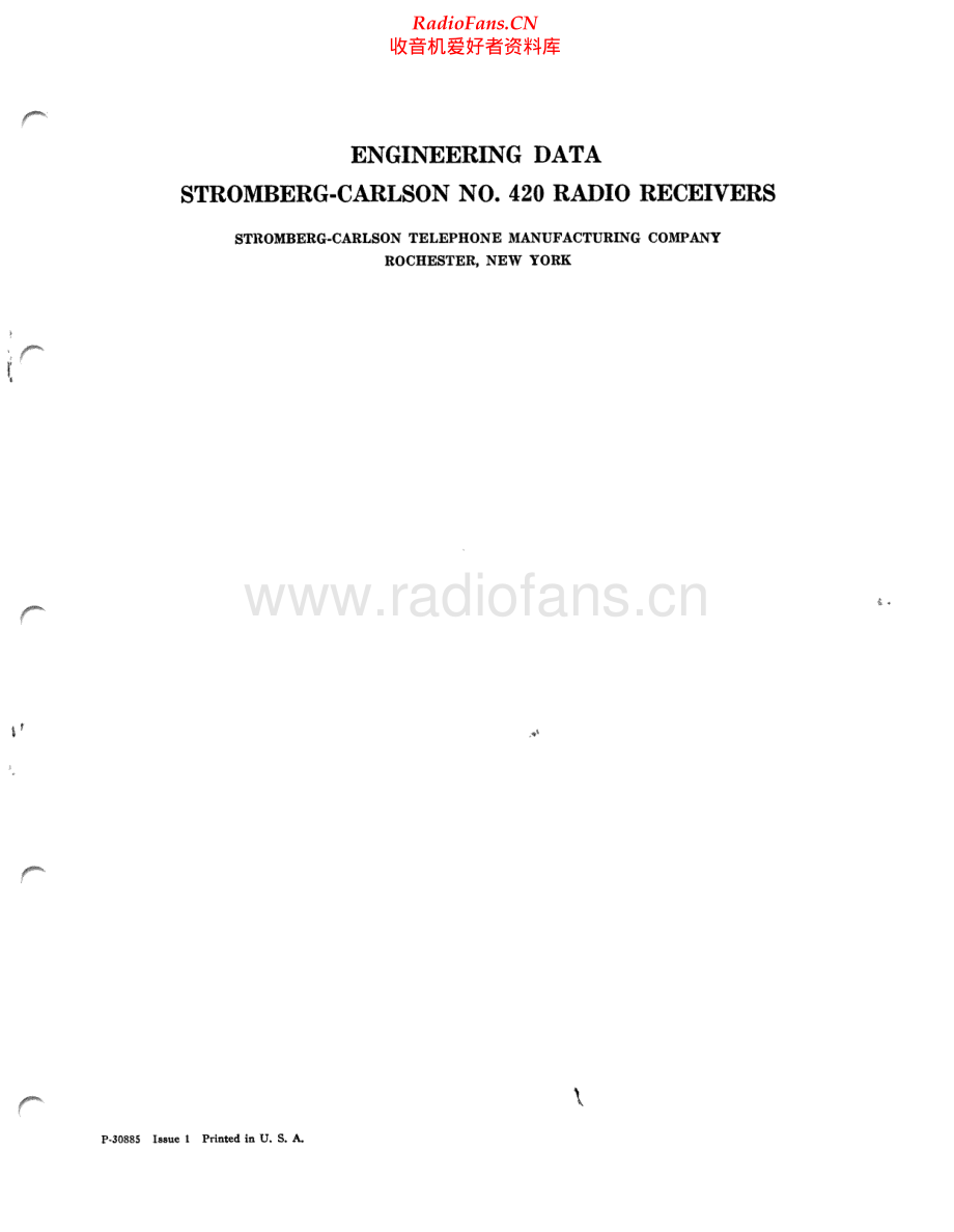 StrombergCarlson-420-rec-sm 维修电路原理图.pdf_第1页