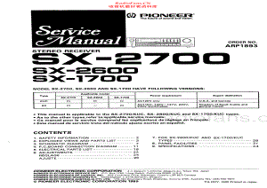 Pioneer-SX2700-rec-sm 维修电路原理图.pdf