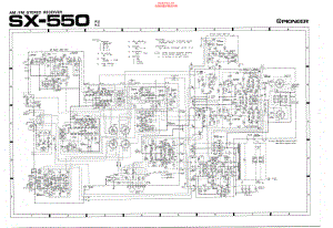 Pioneer-SX550-rec-sch 维修电路原理图.pdf