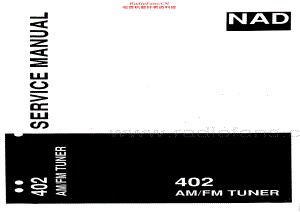 NAD-402-tun-sm 维修电路原理图.pdf
