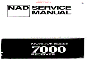 NAD-MonitorSeries7000-rec-sm 维修电路原理图.pdf