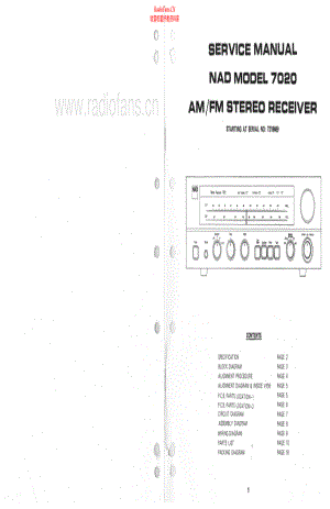 NAD-7020-rec-sm2 维修电路原理图.pdf