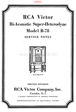 RCA-R78-rec-sm 维修电路原理图.pdf