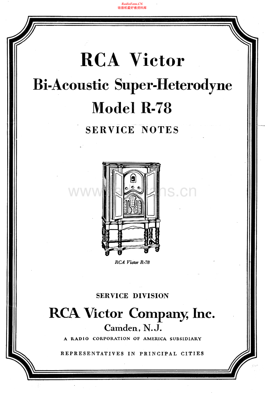 RCA-R78-rec-sm 维修电路原理图.pdf_第1页