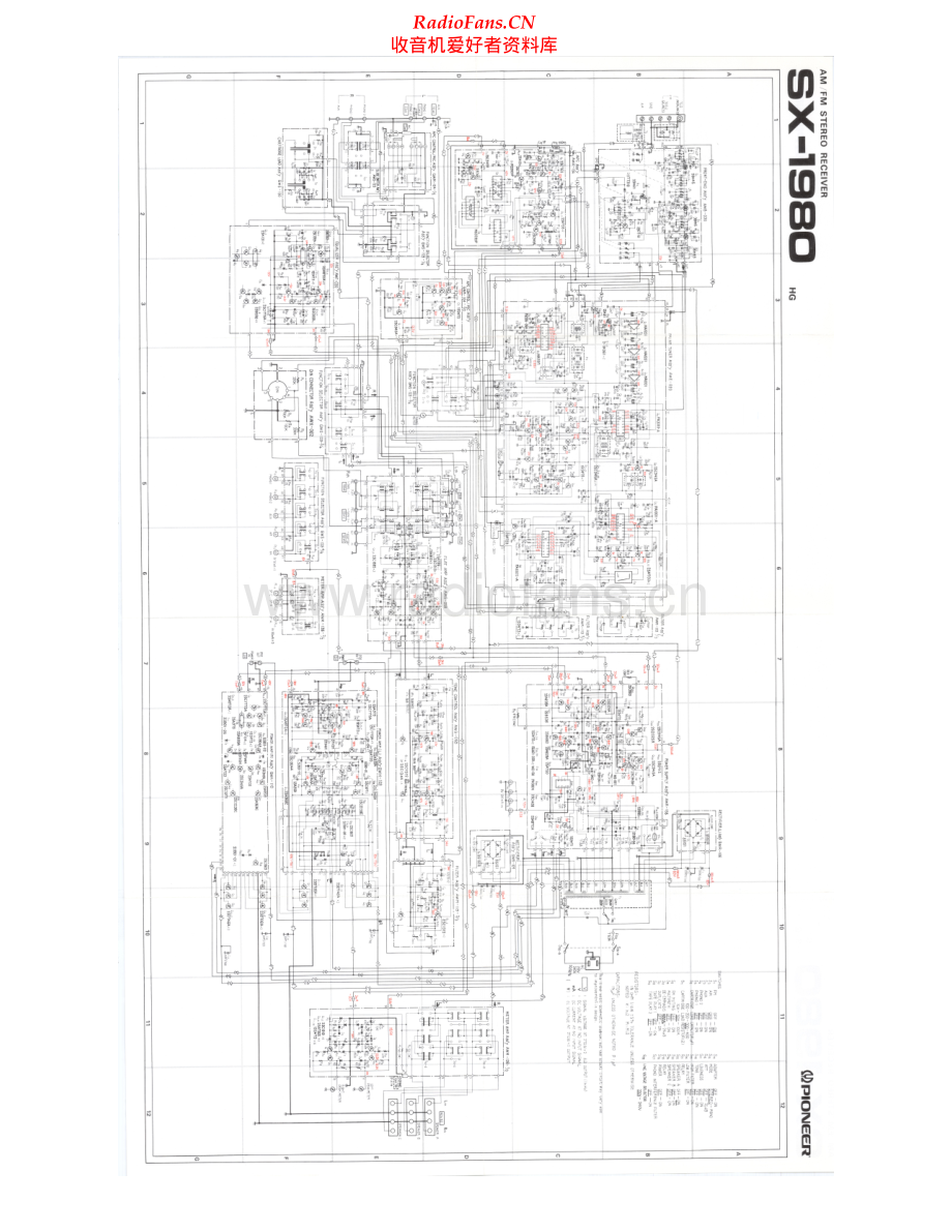 Pioneer-SX1980-rec-sch 维修电路原理图.pdf_第1页