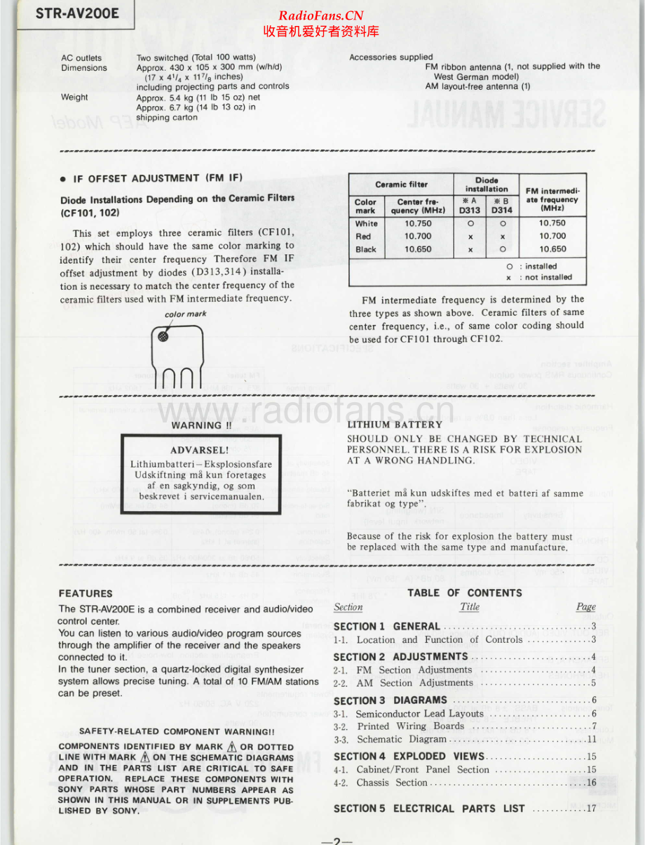 Sony-STRAV200E-rec-sm 维修电路原理图.pdf_第2页