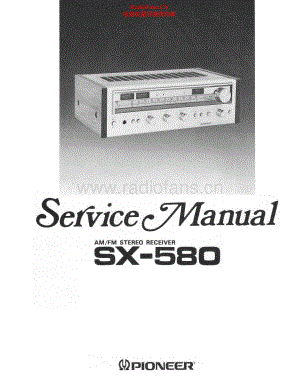 Pioneer-SX580-rec-sm 维修电路原理图.pdf