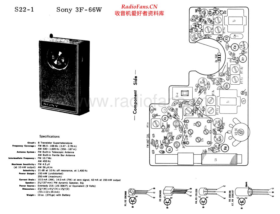 Sony-3F66W-rec-sch 维修电路原理图.pdf_第1页