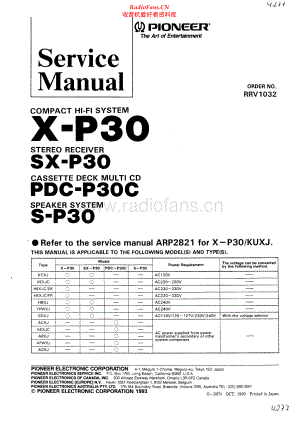 Pioneer-SXP30-rec-sm 维修电路原理图.pdf