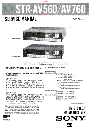 Sony-STRAV560-rec-sm 维修电路原理图.pdf