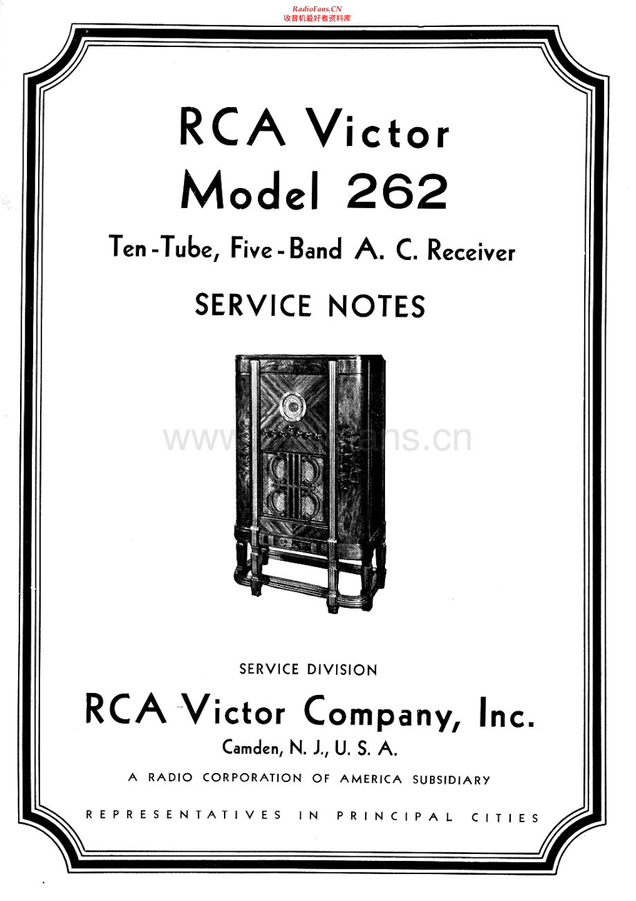 RCA-262-rec-sm 维修电路原理图.pdf_第1页