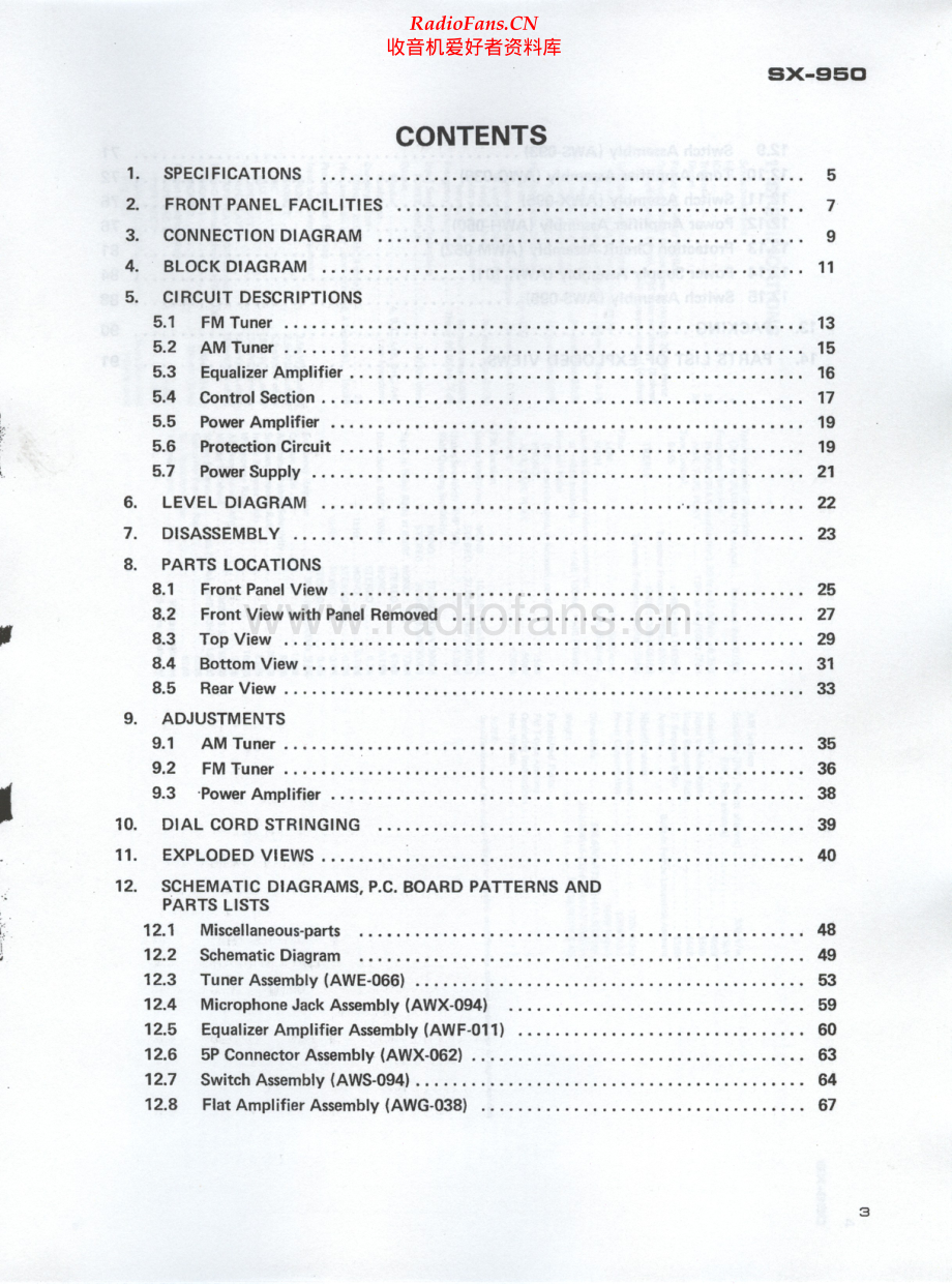 Pioneer-SX950-rec-sm 维修电路原理图.pdf_第2页
