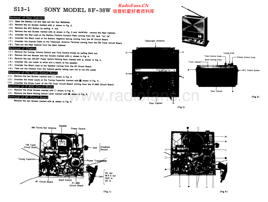 Sony-8F38W-rec-sm 维修电路原理图.pdf_第1页