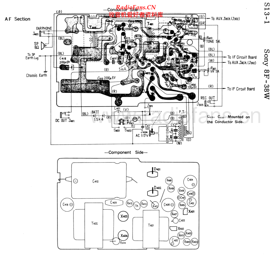 Sony-8F38W-rec-sm 维修电路原理图.pdf_第2页