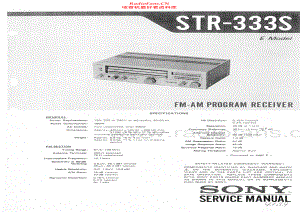 Sony-STR333S-rec-sm 维修电路原理图.pdf