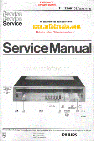 Philips-22AH103-rec-sm 维修电路原理图.pdf